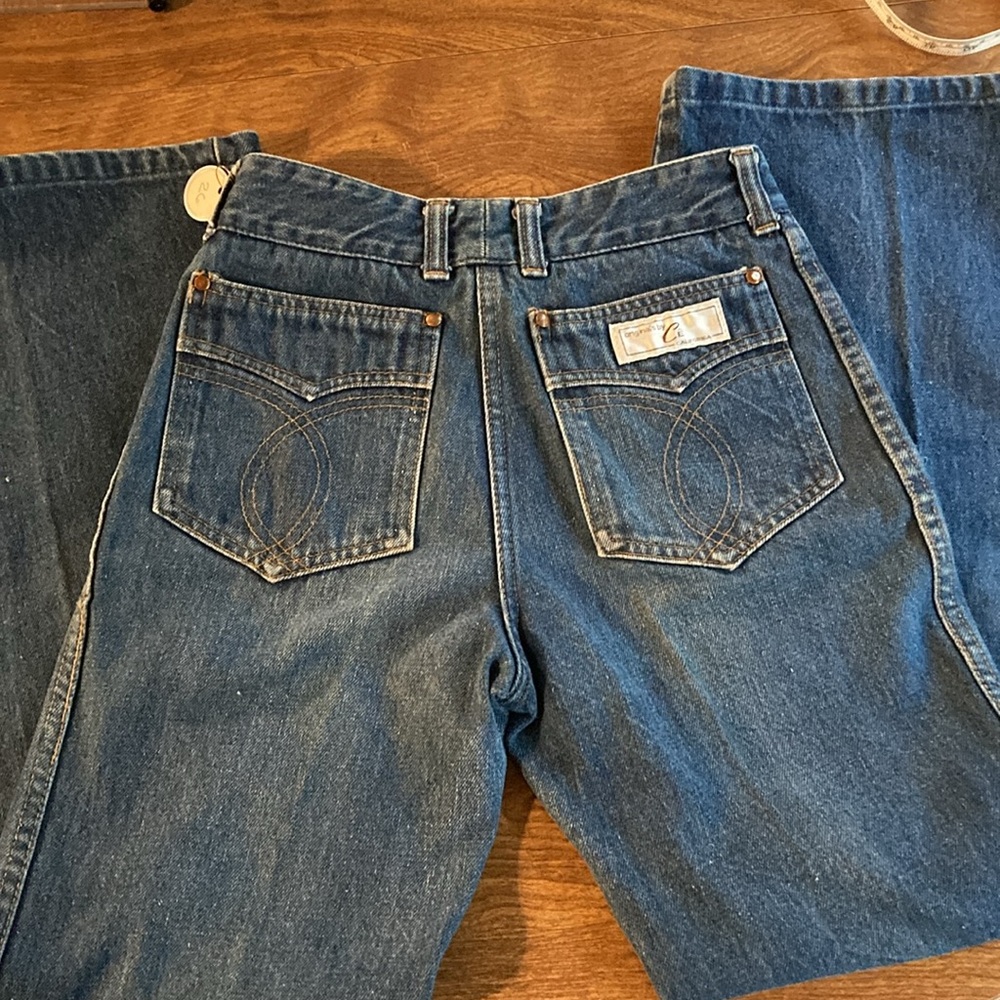 Vtg cotton denim, 26